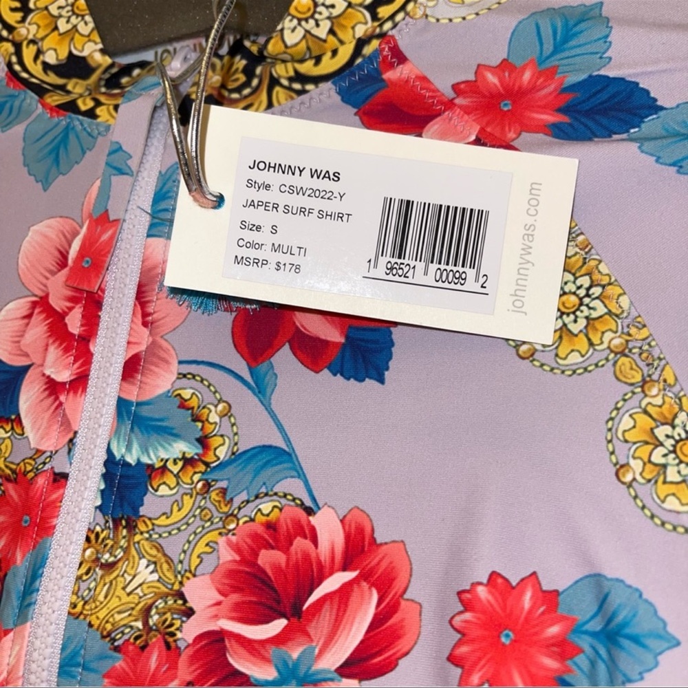 NWT Johnny Was Japer Swim Surf Shirt & Board Shorts - Picture 12 of 14